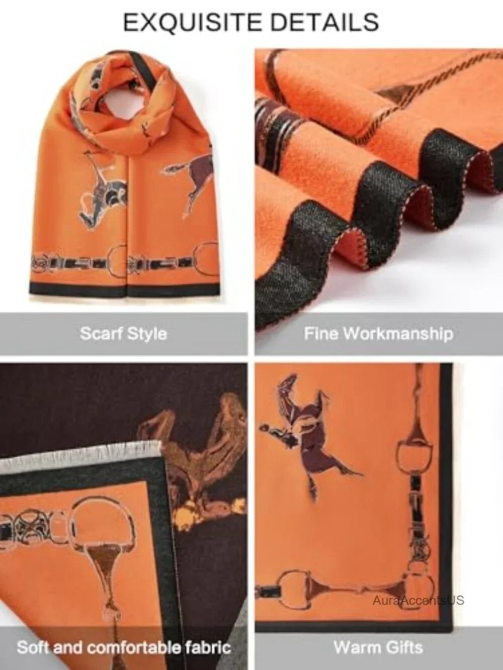 Reversible Pashmina Shawl Wrap Women 100% Acrylic Large Scarf